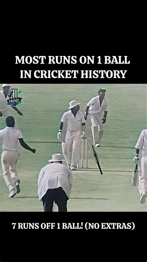 7 Runs Off 1 Legal Ball Without Any Extras! Pakistan vs Australia 1981