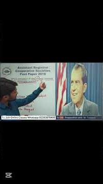 Assistant Registrar Cooperative Societies Past Paper 2016 solved | FPSC PPSC ASF AJKPSC SPSC gk