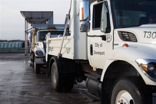 Davenport Public Works prepares for snow storm