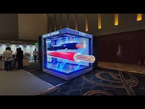 Anamorphic 3D video for polycab