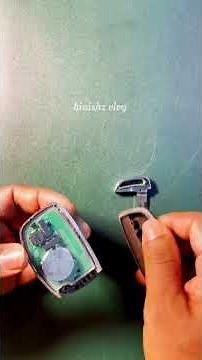 how to replace Hyundai smart key battery |grand i10 |Malayalam | binishz vlog #grandi10