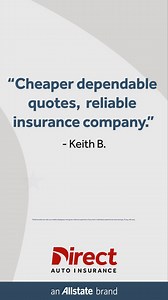 251K views | You too could pay less for reliable auto insurance. Get your free quote today. | Direct Auto Insurance | Facebook