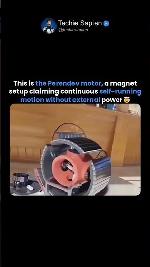 Perendev Motor Magnetic Free Energy Machine 🤯