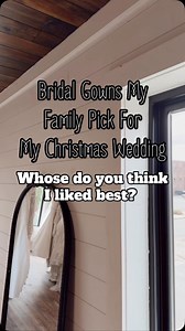 Which gown do you think this bride liked best? 🎄💍 #wildrosebridal #bride #christmas #wedding #curvy #bridalgown #weddingdress #family #mom #sister #grandma #bridalshop #2025bride #2026bride #fyp | Wild Rose Bridal Mount Carmel