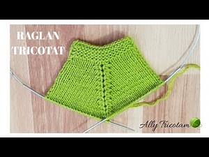 Model raglan tricotat #3.