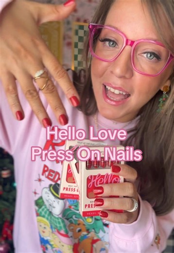 If you love fun and colorful and SHORT nails, these are the press ons for you! #pressonnails #pressons #pressonnail #hellolovenails #tiktokshopholidayhaul