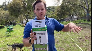 Mrs Bairds Solar Mole Repellent 2 Pack, Solar Powered Mole Repellent, Groundhog Repellent, Gopher and Vole Repellent, Rodent Repellent, Snake Repellent - Sonic Mole Deterrent Devices for Outdoor