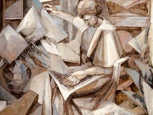 Albert Gleizes "woman With Phlox"(1910)/cubist Abstract Portrait/vintage French Modernist Wall Decor/ Public Domain Artwork/digital Download - Etsy