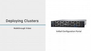 Cómo implementar clústeres mediante el Portal de configuración de VxRail