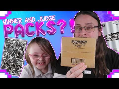 Opening a Digimon Tournament Kit! (Winner & Judge Packs Inside!)
