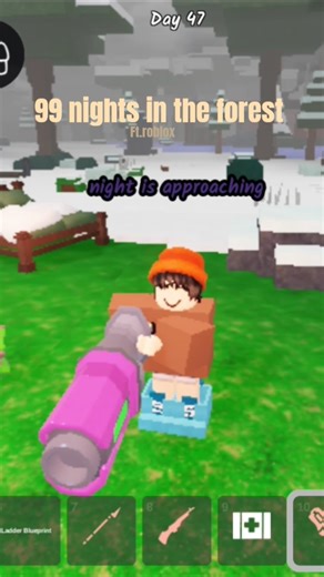 I got the laser cannon from alien ship#roblox#99nightsin theforest#funwithtayyaba.