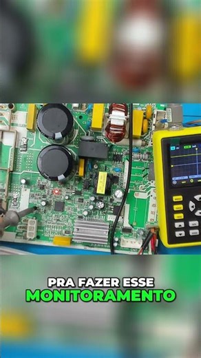 Monitoramento de Tensão VFO com Osciloscópio #shorts