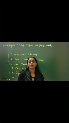 Linear Algebra : How to Prepare for the Best Score ❓