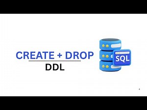 شرح امر CREATE و DROP في SQL