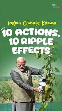 India’s Climate Karma 🌱 | 10 Green Actions with Global Impact