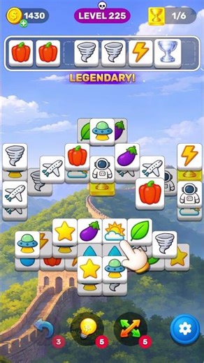 Tile Match Puzzle Game - Level 225