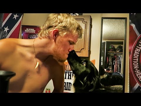 DOG AND OWNER MAKE OUT!