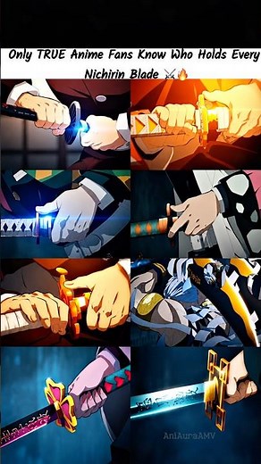 Only TRUE Anime Fans Know Who Holds Every Nichirin Blade ⚔️🔥 Demon Slayer 🔥