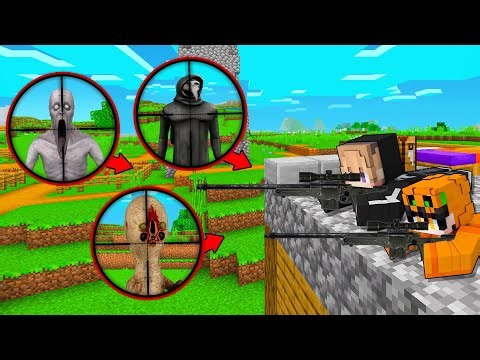 WE BECOME A SNIPER TEAM TO CATCH SCP IN MINECRAFT!!