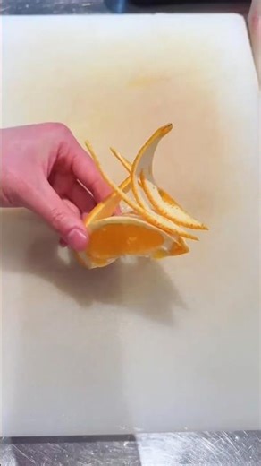 Orange Elegance Stylish and Simple Carving Techniques#Fruit Carving Ideas#Knife Skills#