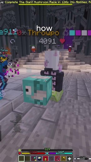 how did he do that #minecraft #hypixelskyblock #hypixel