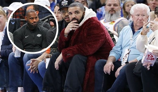 "No one should be sympathetic for LeBron James" - NBA fans weigh in on resurfaced video of Drake supporting Bronny James after health scare
