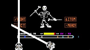 【回復縛り】不信パピルス戦/Disbelief Papyrus fight