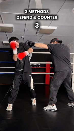 3 Methods Defend and Counter 🥊 #boxing #boxer #boxingcoach #boxingtraining #boxingnews