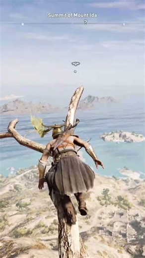 Finding waypoints in ACO - Summit Of Mount Ida #assassinscreedodissey #gaming #videogame #gameplay