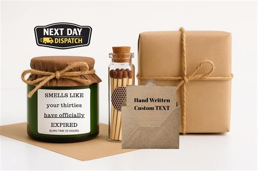 40th Birthday Gift Candle, Smells Like Your Twenties Have Expired Present - Etsy