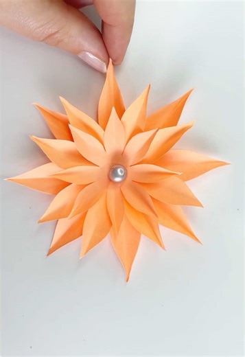 How To Make PaperFlower Easy | Paper Flower Making Step ByStep#paperflowers #DIYCrafts #papercraft #paper #DIY #origami #flowers #mothersday #fleur
