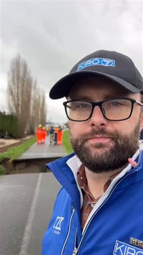 Here’s an up-close look at the levee failure on the Green River in Tukwila. People in the area should get to higher ground. | KIRO 7 News