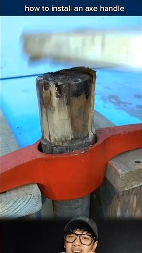 how to install an axe handle
