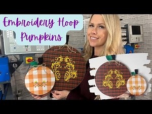 Embroidery Hoop Pumpkins - DIY Fall Embroidery Project