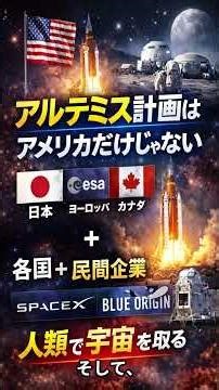 ＃アルテミス計画 ＃月【宇宙と文明の話】 #宇宙 ＃宇宙人 ＃宇宙ビジネス ♯UFO ＃未確認飛行物体 ＃Short ＃SF ＃天体観測 ＃トランプ大統領 #高市総理 ＃銀河系 #三体 ＃SF小説
