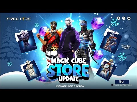 MAGIC CUBE 🤩STORE UPDATE 💥 FREE FIRE || FREE FIRE FREE MAGIC CUBE || WINTER SPECIAL" 2026