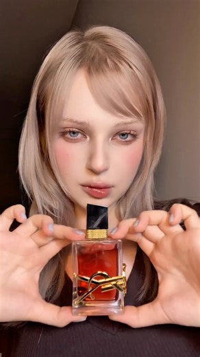 Katia on Instagram: "Freedom has a taste. Berry kind of day with Libre Berry Crush and YSL Loveshine - sweet, feminine, effortless ♥️ #yslbeauty #makeup #fragrance #AD"