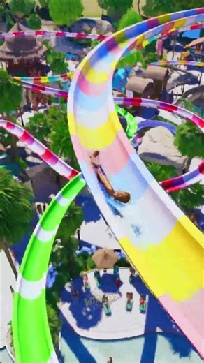 I Instantly Regretted Riding This Weird Water Slide😭💀🌊 | Planet Coaster 2