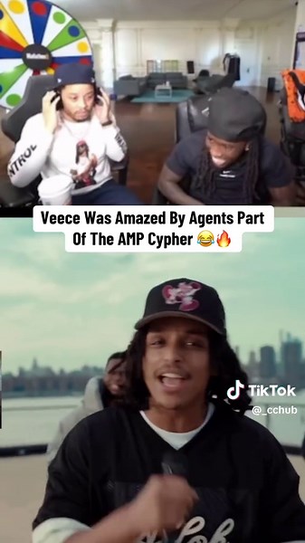 Veeze's Reaction to AMP Cypher Performance