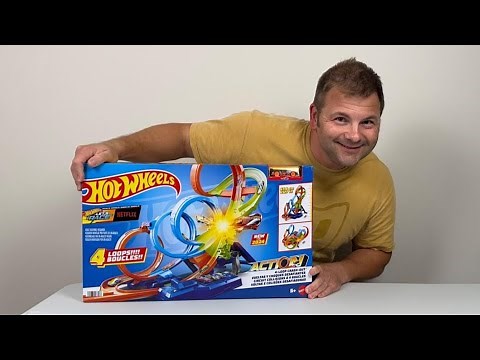 New Hot Wheels 2024 4 Loop Crash Out | New Hot Wheels Track | Assembly & Review