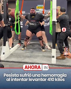 Impactante video muestra a levantador de pesas sangrando durante una sentadilla con 410 kg Un video viral ha generado gran impacto en redes sociales al mostrar el dramático momento en que el atleta australiano Pasha Osman, conocido como Pasha PT, comienza a sangrar por la cabeza mientras realizaba una sentadilla con un peso de 410 kilogramos durante una competencia de powerlifting en Australia. En la grabación, publicada en TikTok por el propio deportista, se observa cómo Osman carga una barra c
