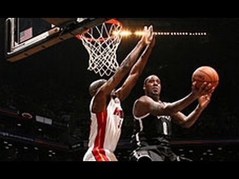 Andray Blatche Gets The Circus Shot To Fall