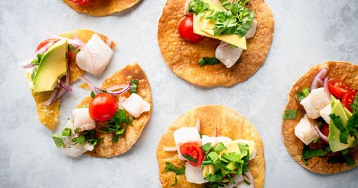 Ceviche Tostadas {Authentic Flavor} - Slender Kitchen