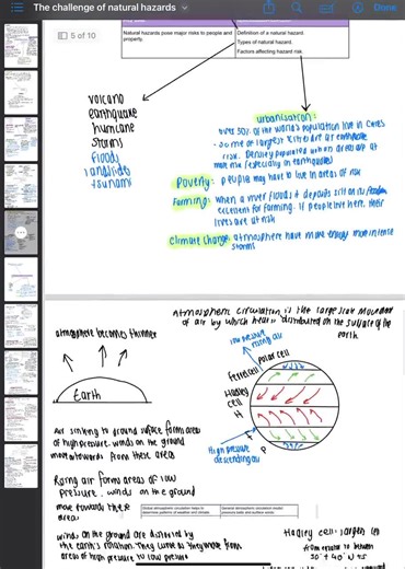GCSE AQA Geography Paper 1 Grade 9 Revision Notes Bundle - Etsy UK