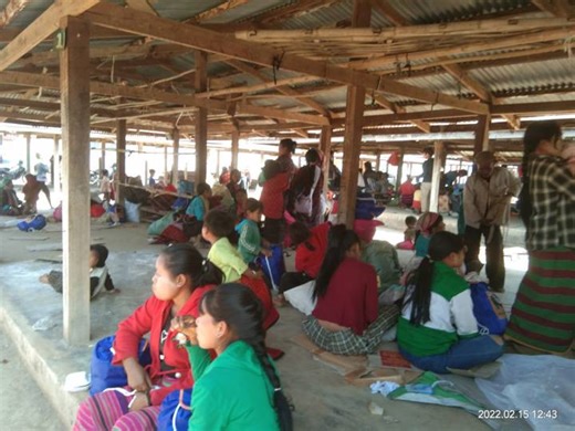 Northern Shan State Villagers Flee Regime Airstrikes
