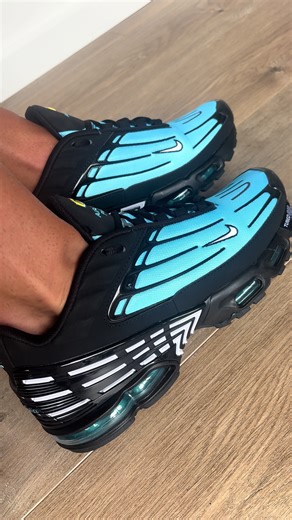 Nike TN3 Blue/White/Black Available on Depop