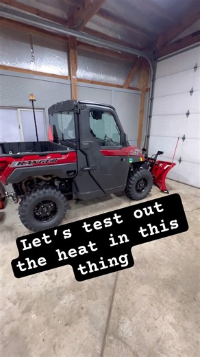 Polaris Ranger Northstar XP 1000 snowplow - #winter #snow #snowplow #test