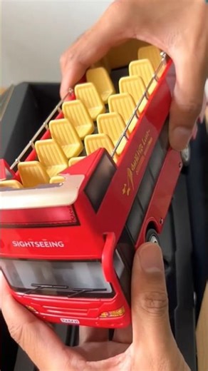 RC Double Decker Tourist Bus Unboxing & City Tour Test | Classic Transport Toy