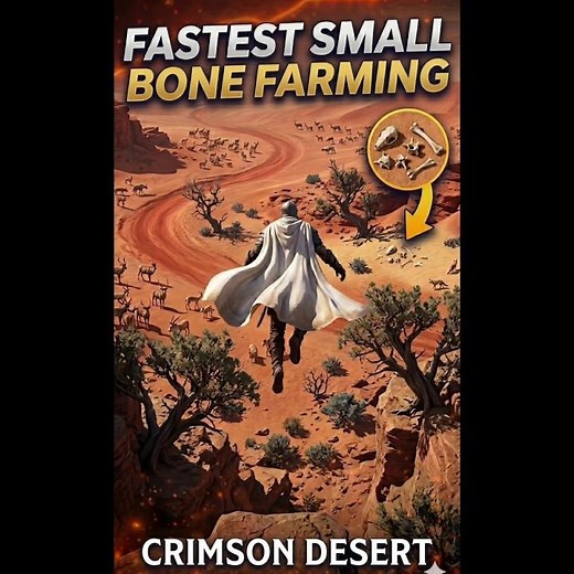 Fastest Small Bones Farming Location Crimson Desert #gaming #crimsondesert