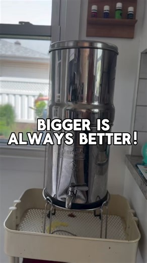 You can never wrong with a bigger Berkey! 🙌 Thank you so much for sharing with us @the.henderson.haus ! 🩵 If you are looking to get a system of your own, visit our website today! 🔗: https://www.usaberkeyfilters.com/product-category/berkey-water-filter-systems/ | USA Berkey Filters